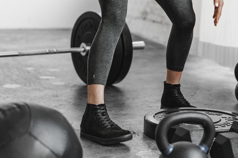 Women's Nobull High-Top Suede Trainers Black | SG G2884S